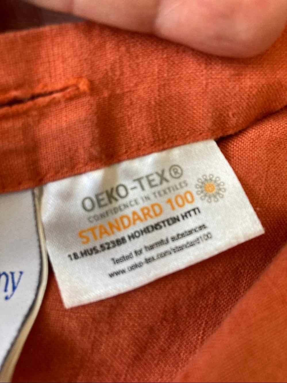 The Company Store 100% Relaxed Linen Duvet Cover Only OEKO-TEX